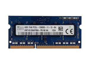 Оперативна пам'ять для ноутбука sodimm SK hynix DDR3l 4gb 1600mhz PC3l-12800S (HMT451S6afr8A-PB) б/в