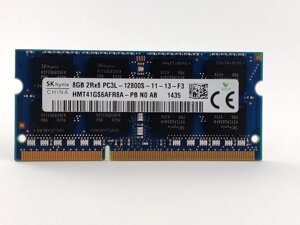 Оперативна пам'ять для ноутбука sodimm SK hynix DDR3l 8gb 1600mhz PC3l-12800S (HMT41GS6afr8A-PB) б/у