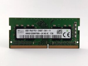 Оперативная память для ноутбука sodimm SK hynix DDR4 8gb PC4-2400T (HMA81GS6mfr8N-UH) б/в