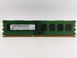 Оперативна пам'ять micron DDR3 2gb 1333mhz PC3-10600U (MT16JTF25664AZ-1G4f1) б/в