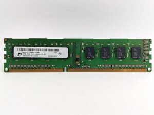 Оперативна пам'ять micron DDR3 2gb 1333mhz PC3-10600U (MT8jtf25664AZ-1G4m1) б / у