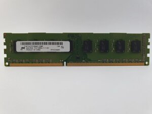 Оперативна пам'ять micron DDR3 4gb 1600mhz PC3-12800U (MT16JTF51264AZ-1G6m1) б/в