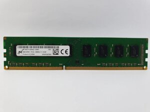 Оперативная память micron DDR3l 8gb 1600mhz PC3l-12800U (MT16KTF1g64AZ-1G6n1) б/в