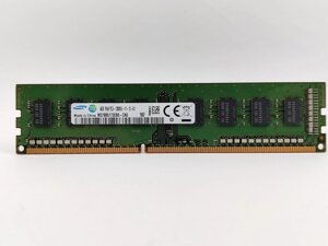 Оперативна пам'ять samsung DDR3 4gb 1600mhz PC3-12800U (M378B5173EB0-CK0) б/в