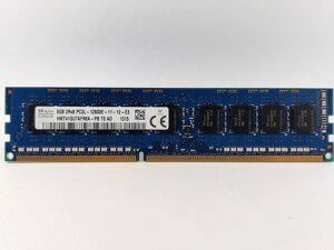 Оперативна пам'ять SK hynix DDR3l 8gb 1600mhz PC3l-12800E ECC (HMT41GU7afr8C-PB) б/в