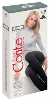 Колготки віскозне Conte CASHMERE 250 Den. Nero 2p від компанії інтернет-магазин "ConteMio" - фото 1