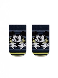 Короткі шкарпетки дитячі з малюнками Міккі Маус Disney 17С-127 / 1СПМ 344 14 p. джинс