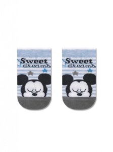 Короткі шкарпетки дитячі з малюнками Міккі Маус Disney 17С-127 / 1СПМ 347 14 p. світло блакитний