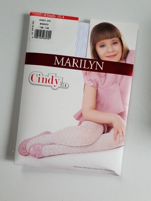 Колготки дитячі MARILYN Cindy 274(98-122) Белый від компанії інтернет-магазин "ConteMio" - фото 1