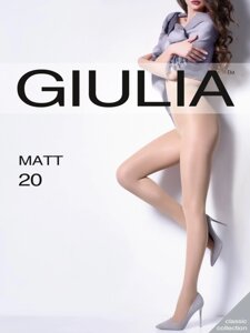 Колготи жіночі матові без шортиків GIULIA Matt 20 Nero 4