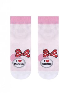 Шкарпетки жіночі з малюнками Мінні Маус Disney 17С-128СПМ 350 23 p. світло рожевий