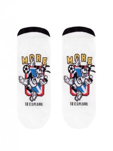 Ультракороткие мужские носки Disney Sport 17С-167СПМ 369 27 р. білий