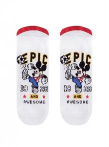 Ультракороткі чоловічі шкарпетки Disney Sport 17С-167СПМ 370 27 р. білий
