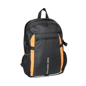 Міський спортивний рюкзак Tamix чорний з помаранчевим від MAD | born to win