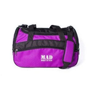 Спортивна сумка жіноча каркасної форми TWIST фіолетова від спортивного бренду MAD | born to win