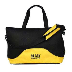 Стильна і сучасна жіноча спортивна сумка для фітнесу LATTICE жовтого кольору від MAD | born to win
