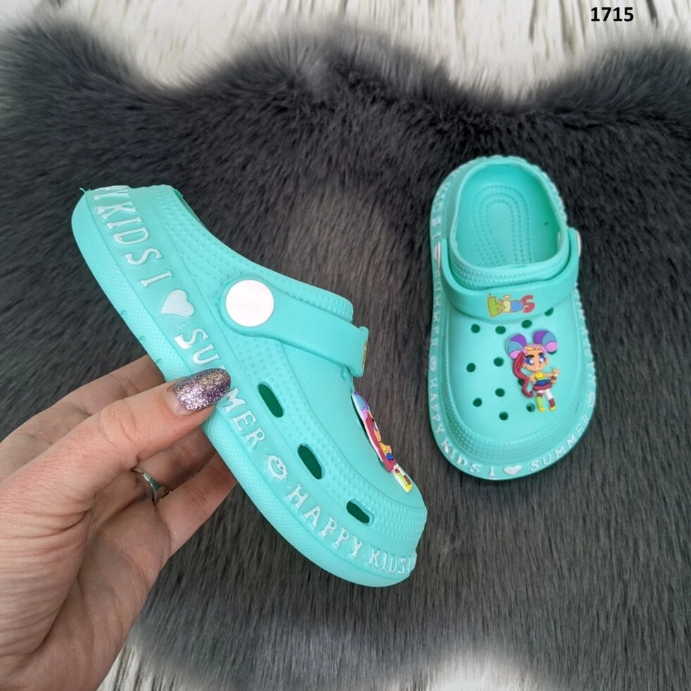 Crocs Sabo Діти для дівчинки Блакитної піни Gipanis Pr 25-30}}} від компанії ТОП-ТАП - фото 1