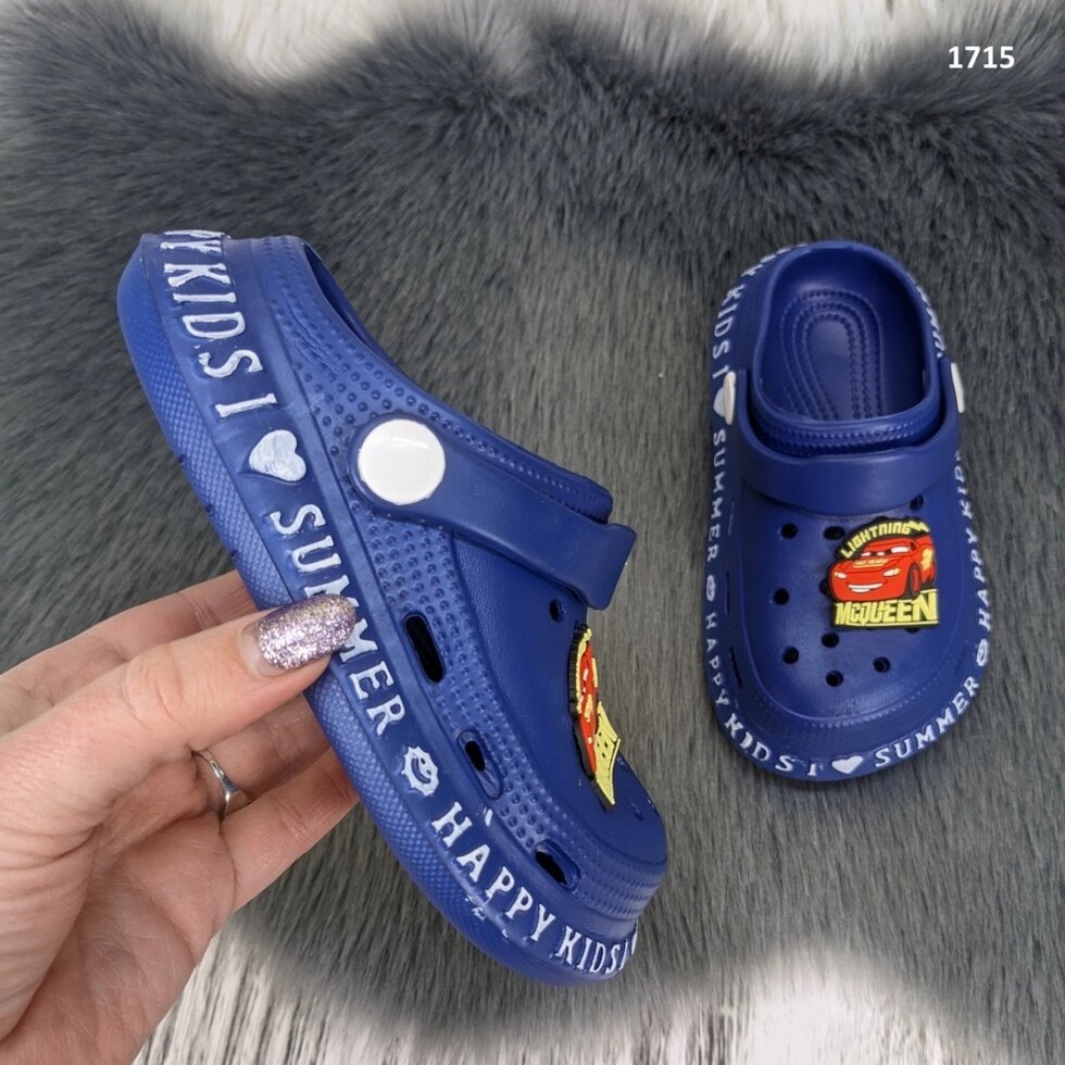 Crocs Sabo для дітей для хлопчика синя піна Gipanis pr 25-30}}}}} від компанії ТОП-ТАП - фото 1