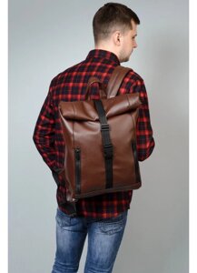 Рюкзак рол Sambag RollTop коричневий чоловічий