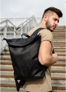 Рюкзак рол Sambag унісекс RollTop KQN чорний