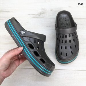 Sabo Crocs Чоловічий темно -сірий прогрес