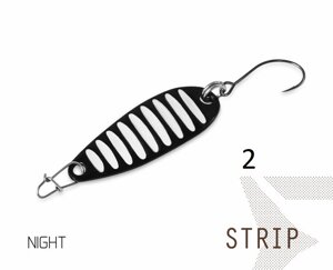 Блешня ложка Spoon Delphin STRIP 2g NIGHT Гачок №8 Snap