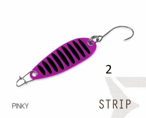 Блешня ложка Spoon Delphin STRIP 2g PINKY Гачок №8 Snap