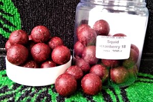 Бойли пил. насадочні Squid-cranberry 18 мм 200 г