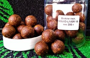 Бойли пил. насадочні SQUID-LIVER 18 мм 200 г