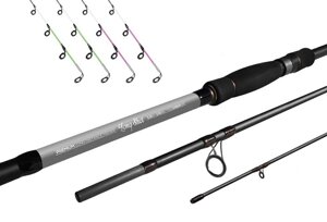 Фідерне вудлище Delphin Long Shot feeder + 4 вершинки 360cm/3,5lbs