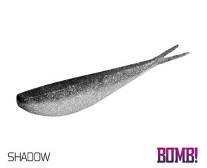 Силіконова їстівна рибка Lure BOMB! D-SHOT 10,5см/5шт Shadow
