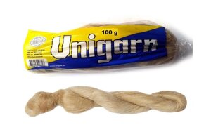 Лляні волокна Unigarn (100г косичка в упаковці)