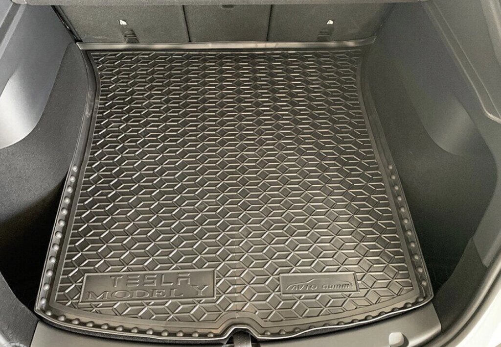 Килимок в багажник Tesla Model Y гумовий від компанії Auto-inside - фото 1