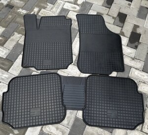 Гумові килимки в салон Chevrolet Aveo 04-
