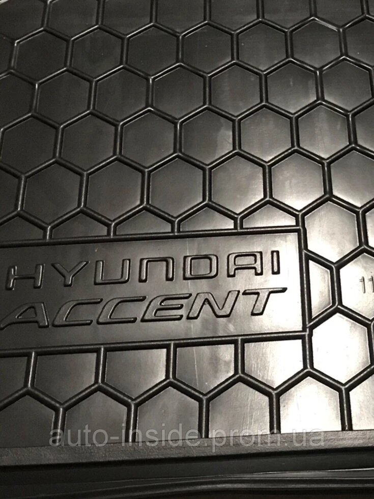 Килимок в багажник Hyundai Accent (Solaris) 11 / Хюндай Акцент 11- - інтернет магазин