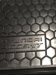 Килимок в багажник Hyundai Accent (Solaris) 11 / Хюндай Акцент 11-