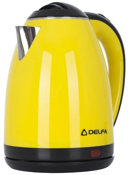 Електрочайник Delfa DK 3500 X Yellow від компанії Інтернет-магазин "Леонід" - фото 1