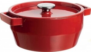 Кастрюля PYREX Slow Cook red чугун кастрюля кругл 6.3л