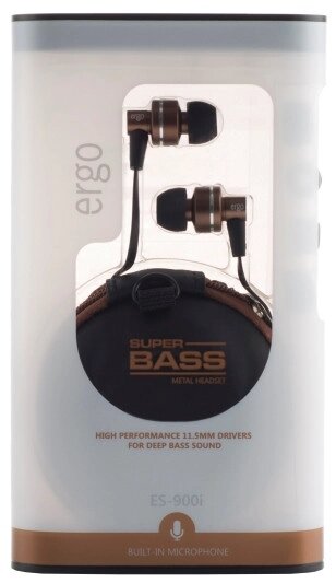 Навушники з мікрофоном Ergo ERGO ES-900i від компанії Інтернет-магазин "Леонід" - фото 1