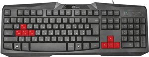 Клавіатура Trust Ziva Gaming Keyboard UKR