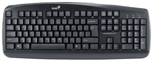 Дротова клавіатура Genius KB-110 PS/2 Black