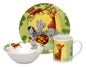 Набір посуду дитячий Limited Edition JUNGLE /3 пр. короб (YF6030)