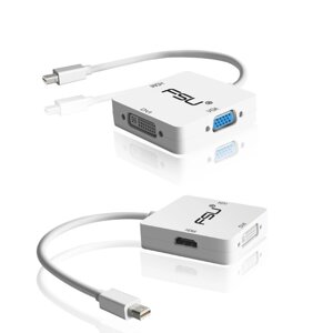 Адаптер FSU для apple macbook pro HDMI / DVI / VGA to mini DP