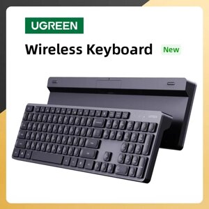 Бездротова клавіатура Ugreen KU004 Wireless Keyboard 2.4G цифровий блок, 104 кнопки, для ПК, ноутбук (15219)
