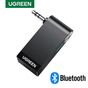 Bluetooth аудіо приймач UGREEN 30348 Receiver із вбудованим мікрофоном та акумулятором Black NEW