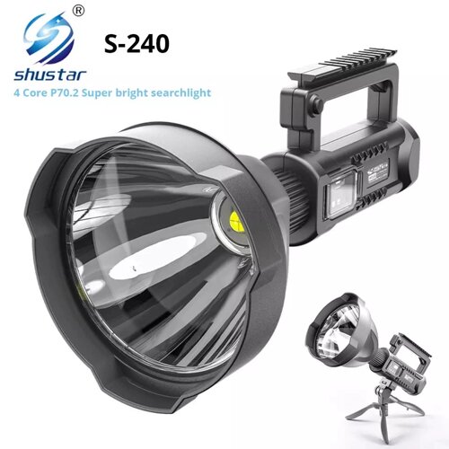Прожектор світлодіодний ліхтар акумуляторний Shustar S-240 (P70.2)