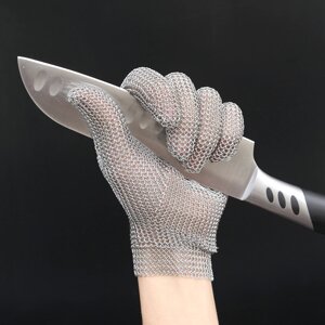 Кольчужна рукавичка нержавіюча сталь 304L (S-XL)
