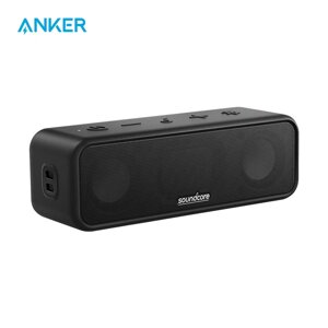 Портативна Bluetooth колонка ANKER SoundCore 3 Black IPX7 (A3117)