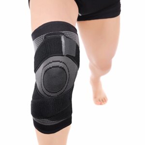 Компресійна підтримка колінного суглоба, бандажний наколінник з фіксаторами S13