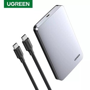 Корпус для 2.5 SDD HD Ugreen CM300 USB-C зовнішня кишеня SATA III External Hard Drive Enclosure Aluminium